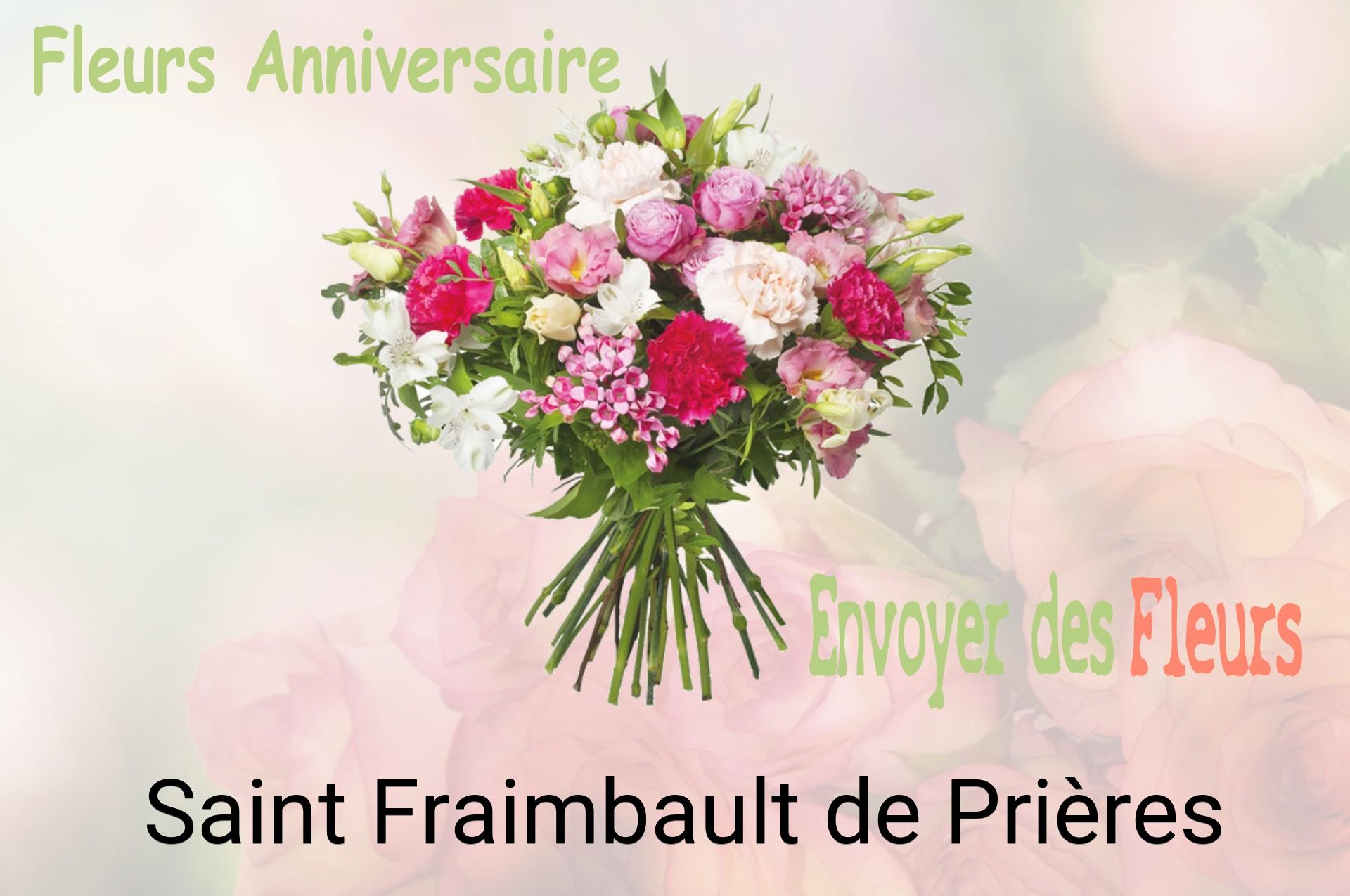 Bouquet de fleurs d’anniversaire livré à Saint-Fraimbault-de-Prières